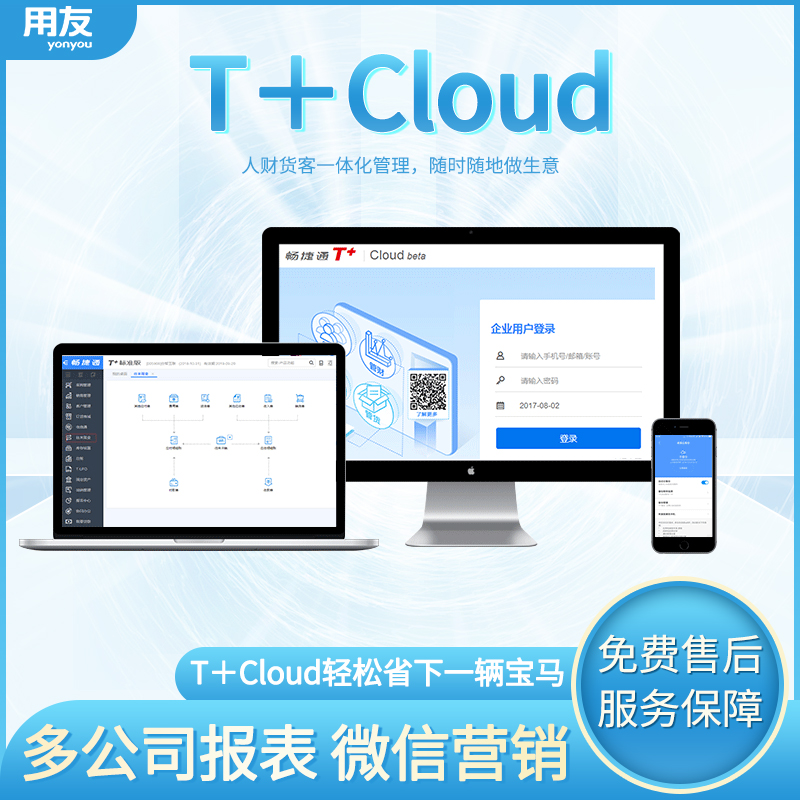 用友T+Cloud软件，计件工资支持多维度工价设置、工序辅计量核算，灵活精准